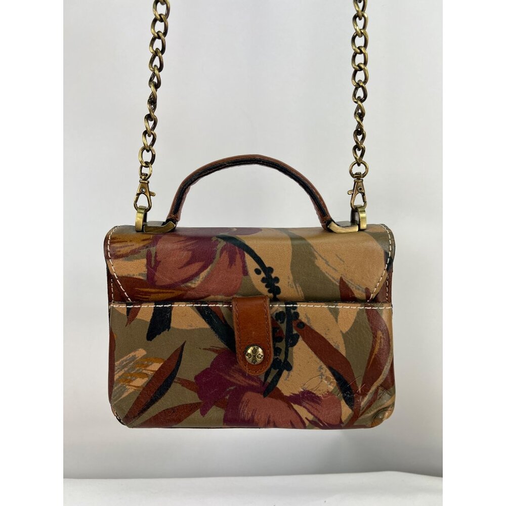 Patricia Nash Tropical Leather Crossbody Clutch Purse - Picture 4 of 12